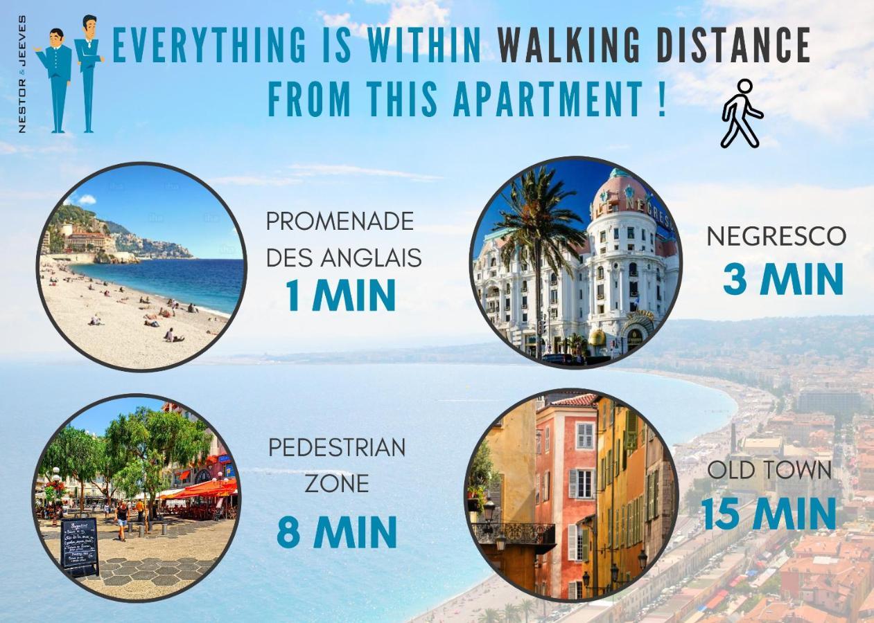 Nestor&Jeeves - Zen - Central - Very Close Beaches Nizza Exterior foto